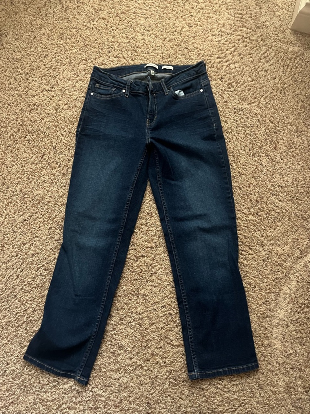 Calvin Klein Jeans Dark Indigo Straight Leg Women’s Jeans